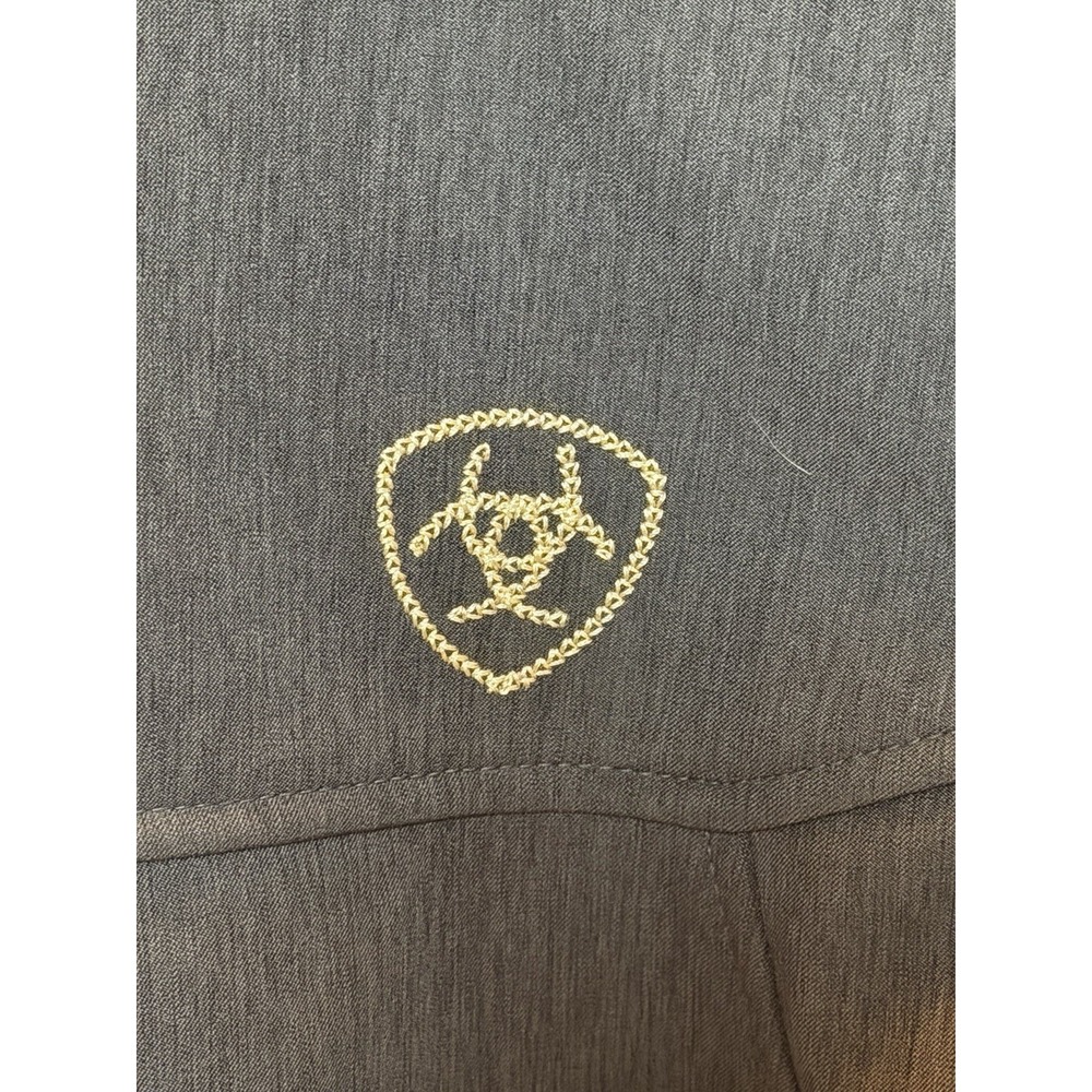 Ariat Team Heritage Softshell Full Zip Jacket Embroidered Western Cowgirl XL 248 - Picture 3 of 12